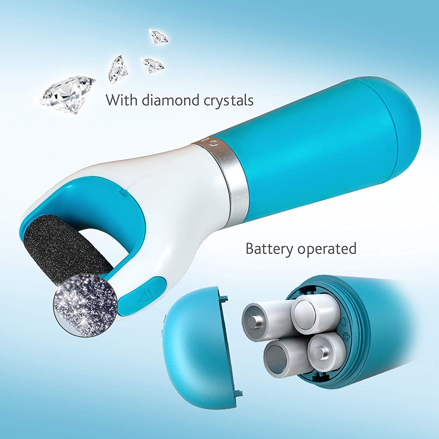0229 Electronic Dry Foot File, Callous Remover for Feet, Electric Foot with Roller Hard and Dead Skin- Regular Coarse, Baby smooth feet in minutes. For in home padicure foot care, Battery Powered & USB (Battry not included) 0229 Electronic Dry Foot File, Callous Remover for Feet, Electric Foot with Roller Hard and Dead Skin- Regular Coarse, Baby smooth feet in minutes. For in home padicure foot care, Battery Powered & USB (Battry not included)